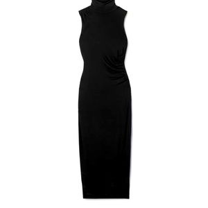 Good American mock neck jersey dresss